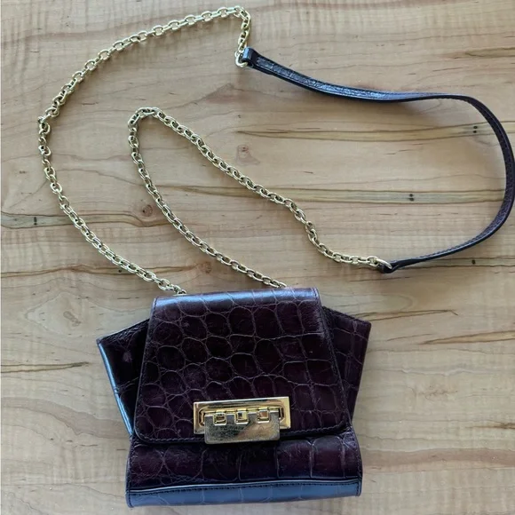 Zac Posen Burgundy Crossbody - Picture 2 of 3